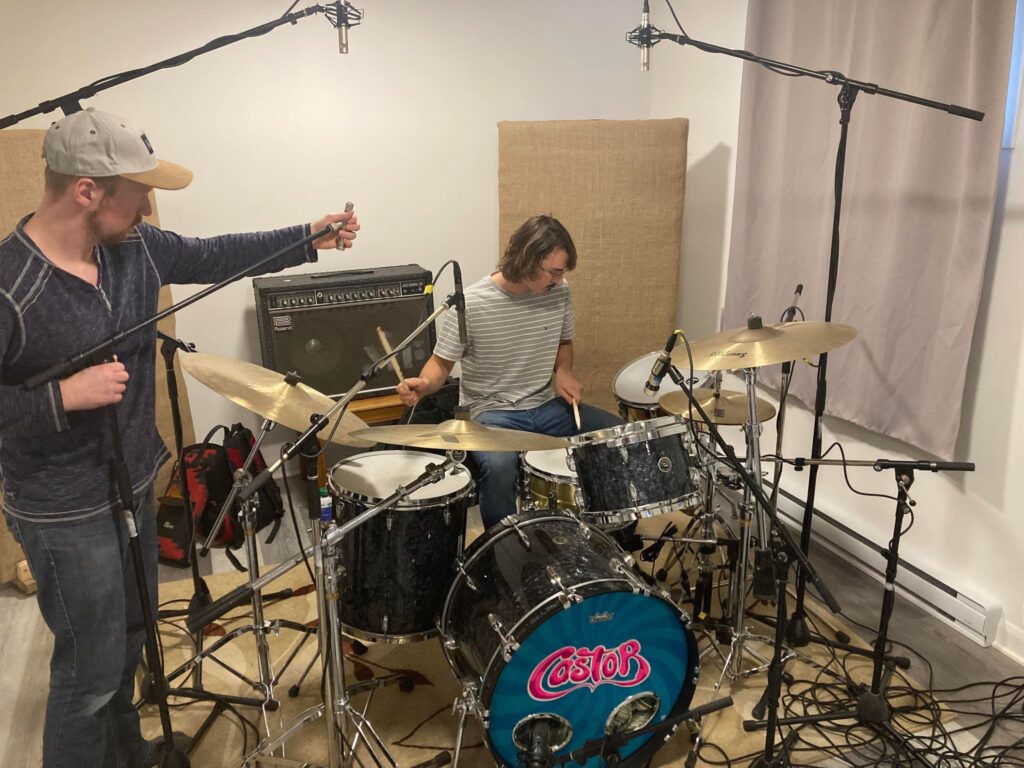 Drum recording with Castor